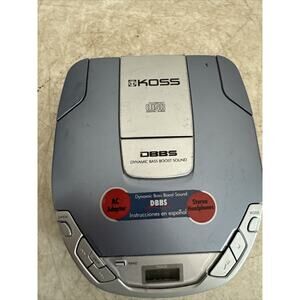 Koss Portable CD Player CD687 Works